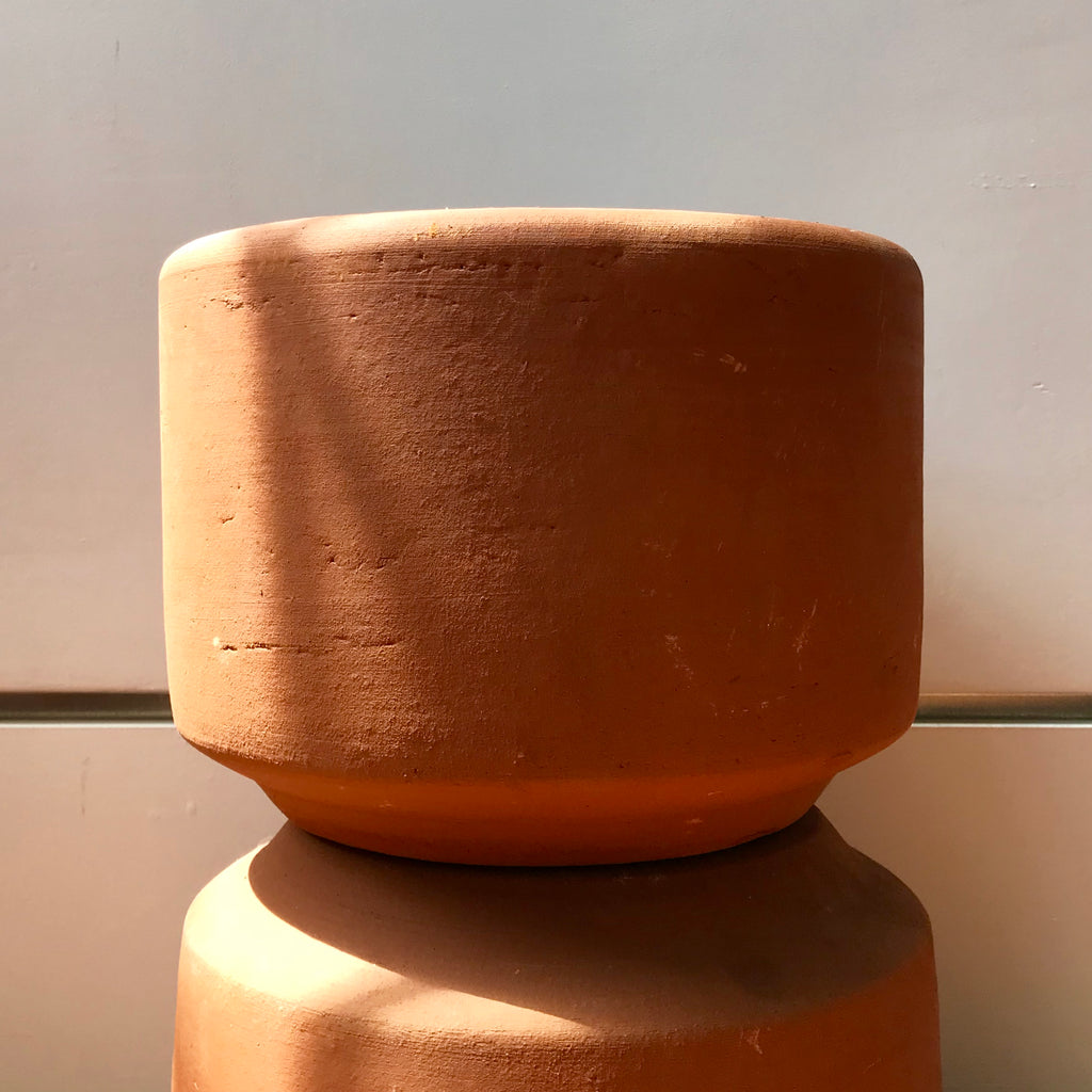 Smooth Cylinder Terracotta Pot